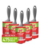 Scotch-Brite Lint Roller Value Pack, Works Great On Pet Hair, 5 Rollers, 95 Sheets Per Roller, 475 Sheets Total - Buy Online on GoSupps.com