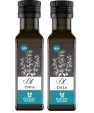  lm hle Solling Organic Chia Oil Virgin - 2 x 100ml | Premium Superfood for Health & Wellness | International Shipping Available - Buy Online on GoSupps.com