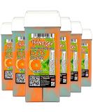 6pcs Waxee DUO Roll-On Wax Cartridge 100ml Refill Set - Orange & Mint - Buy Online on GoSupps.com