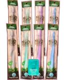 HDP Happy Planet Biodegradable Toothbrush Floss | Pack of 8 | Bonus Included - Buy Online on GoSupps.com