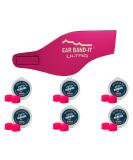 EAR BAND-IT Ultra Swimming Headband with Putty Buddies Earplugs - 6 Pairs of Soft Silicone Premium Ear Plugs - Doctor Recommended for Kids Ages 2-7 - Hot Pink - Buy Online on GoSupps.com