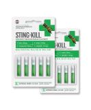 Sting-Kill First Aid Anesthetic Swabs Instant Pain + Itch Relief From Bee Stings and Bug Bites 5-count (pack of 2) - Buy Online on GoSupps.com