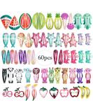 Czemo 60pcs Colorful Metal Hair Clips for Girls | Stylish Hair Accessories for Children & Babies - Shop Now! - Buy Online on GoSupps.com