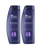 Head & Shoulders Clinical Strength Dandruff Shampoo Twin Pack, Advanced Oil Control with Refreshing Citrus, 13.5 Oz Each - Buy Online on GoSupps.com