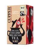 Cupper organic black tea black tea English breakfast tea 20 unbleated tea bags fair trade environmentally friendly fairly traded tea 50 g (1 Pack) - Buy Online on GoSupps.com