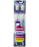 Oral-B Sensi-Soft Toothbrush Extra Soft 2 Count - Gentle Dental Care - Buy Online on GoSupps.com