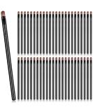 48 Piece Flat Makeup Brushes Set for Concealing, Blending, and Setting - Portable Synthetic Beauty Tools in Black - Buy Online on GoSupps.com