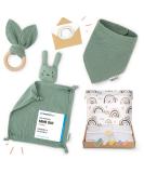 R uberella Baby Gift Set for Boys & Girls - Includes Gift Card Comforter Teething Ring & Mint Bib - Perfect Newborn Present - Buy Online on GoSupps.com