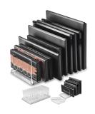 byAlegory Acrylic Makeup Eyeshadow Palette Organizer with Removable Dividers - 10 Space Vanity Desk Storage - Clear | Fits All Palette Sizes - Pack of 1 - Buy Online on GoSupps.com