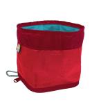 Kurgo Collapsible Dog Bowl - 1.4L Red with Snap Hook & Closure | Perfect for Travel & Outdoor Adventures - Buy Online on GoSupps.com