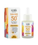 Victoria Beauty Sun Protection Facial Serum SPF 50 | Hyaluronic Acid & Niacinamide | Broad Spectrum UVA/UVB Protection | Waterproof | 30 ml - Buy Online on GoSupps.com