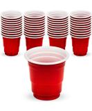 DecorRack 2 oz Red Plastic Shot Glasses - 40 Pack Disposable Mini Party Cups - Buy Online on GoSupps.com
