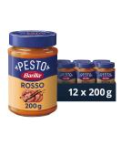 Barilla Pesto Rosso 12x200g |Gluten-free Italian pasta sauce with Italian tomatoes and balsamic vinegar from Modena noodle sauce red pesto tomato basil 200 g (12 Pack) - Buy Online on GoSupps.com