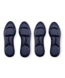 5D Sponge Comfort Insoles 2-Pairs | Arch & Heel Pain Relief for Men & Women | Dark Blue, Large Sizes - Buy Online on GoSupps.com