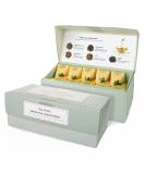 Tea Forte Presentation Box - Assorted Variety Tea Sampler with 20 Handcrafted Pyramid Infuser Bags | Premium Green Tea Assortment for International Shipping - Buy Online on GoSupps.com