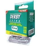 Derby Extra Double Edge Safety Razor Blades Silver 100 Count (Pack of 1) Package May Vary - Buy Online on GoSupps.com