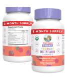 MaryRuth's Toddler Multivitamin Gummies | USDA Organic | 2 Month Supply | Kids Age 2+ | Vitamin C, D3, Zinc | 1 Gummy/Day | 60 Ct - Buy Online on GoSupps.com
