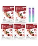 Revitalize Your Feet: 5 Pairs Coconut Milk Peeling Foot Mask & Salt Spa - Moisturizing Care for Dry Cracked Skin | Men's & Women's Foot Treatment - Buy Online on GoSupps.com