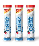 Dextro Energy Zero Calories I Recovery and Hydration Electrolyte Drink I Zero Effervescent Tablets I Berry | 3 Tubes 60 Tablets | - Buy Online on GoSupps.com