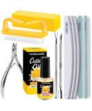 Fandamei Manicure & Pedicure Set - Complete Nail Care Kit with Files Buffers Shaver Tongs Brush & Nourishing Oil - Perfect for International Shipping - Buy Online on GoSupps.com