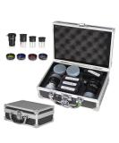 Celticbird Astronomical Telescope Accessory Kit - with 3pcs Plossl Eyepieces Set, 4pcs Filter Set, a 2X Barlow Lens 8Piece - Buy Online on GoSupps.com