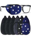 6-Piece Silk Eye Patch Set for Adults & Kids - Soft Eye Covers for Comfortable Eye Protection (Dark Color - Buy Online on GoSupps.com