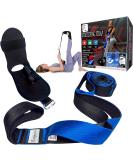 EFFORTLEXX LIFE Stretching Strap with loops and attachable foot  leg stretcher - BLUE - Buy Online on GoSupps.com