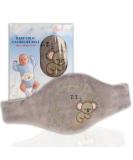 Baby Colic Gas Relief Wrap for Newborns | 100% Cherry Seed Heated Tummy Belt | Soothing Swaddling for Upset Stomach (Gray - Buy Online on GoSupps.com