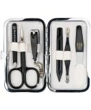 3 Swords Germany 6 Piece Manicure Pedicure Grooming Kit Set - Professional Nail Care Scissors File Clipper in Fashion Leather Case - Gift Box Included (77811) - Buy Online on GoSupps.com