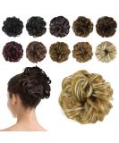 BARSDAR Hair Bun Extension: Updo Curly Messy Bun - Lightest Ash Brown & Bleach Blonde - Buy Online on GoSupps.com