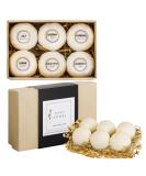 Organic Bath Bombs Set with Essential Oils - Vegan & Dye-Free Spa Experience, Set of 6 - Buy Online on GoSupps.com