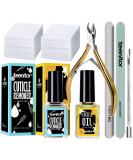 Cuticle Remover Tools Set - Trimmer, Pusher, Softener, Oil, File, Nipper for Nail Care by Teenitor - Buy Online on GoSupps.com