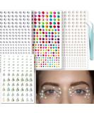 NOOEPC Face Gems & Hair Gems | Self-Adhesive Rhinestones for Eye Makeup Body Art & DIY Crafts - 3/4/5/6mm Jewelry - Buy Online on GoSupps.com