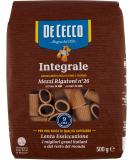De Cecco Mezzi Rigatoni Whole Wheat (Integrale) Italian Pasta 500g Health Food! - Buy Online on GoSupps.com