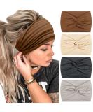 Buy Boho Hair Bands for Women | 18 cm Wide Elastic Headbands & Hair Accessories - Buy Online on GoSupps.com