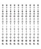 Zykort 160 PC 3D Cross Nail Charms - Silver Punk Metal Decorations for DIY Gothic Manicure - Buy Online on GoSupps.com