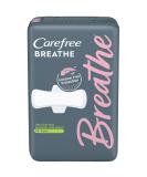 Carefree Breathe Ultra Thin Super Pads with Wings - 28 Count | Irritation-Free & Unscented - Buy Online on GoSupps.com