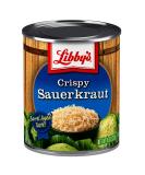 Libby's Crispy Sauerkraut - Classic Barrel Aged Tangy-Sour Taste - Crunchy and Translucent Golden Color - Shredded White Cabbage - 8 oz Can (Pack of 12) - Buy Online on GoSupps.com