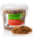 Buy UGF Universal Turtles Food Mix - 500ml Balanced Diet for Water Turtles with Gammarus Silk Caws Mealworms Shrimp & Dried Fish - Buy Online on GoSupps.com