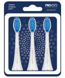 PRO-SYS VarioSonic V200M Normal Soft Replacement Heads Pack of 3. Also fits Burst Brush! - Buy Online on GoSupps.com