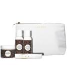 LaLicious Sugar Coconut Travel Set | Whipped Sugar Scrub Shower Gel Body Butter & Oil in Luxe Makeup Bag - Perfect Gift for Skincare Lovers - Buy Online on GoSupps.com