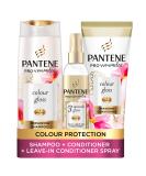 Pantene Colour Shampoo And Conditioner Set + Leave-In Conditioner Spray With Biotin and Niacinamide Transform Damaged Coloured Hair From Dull To Glossy In 1 Use  400/275 / 145ml - Buy Online on GoSupps.com