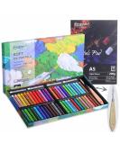 YNTCHENG Soft Oil Pastels Set - 52 Colors for Kids and Artists | Professional Pastels Art Supplies with Pad and Scraper - Buy Online on GoSupps.com