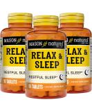 Mason Natural Relax & Sleep 90 Tablets - Buy Online on GoSupps.com