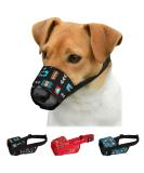 Collardirect Dog Muzzle - Adjustable Soft Breathable Nylon for Small Medium & Large Dogs | Anti-Chewing Barking Biting - 3 Tribal Patterns (Pattern 2) - Buy Online on GoSupps.com