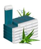 Cosmetex Aloe Vera Warm Wax Roll-On 100ml - 24 Pack for Effective Hair Removal - Buy Online on GoSupps.com