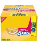 OREO Double Stuf Golden Vanilla Sandwich Cookies - 10 King Size Snack Packs - Buy Online on GoSupps.com