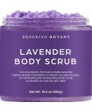 Brooklyn Botany Dead Sea Salt and Lavender Body Scrub - Moisturizing Exfoliating Scrub for Face, Hand, Foot - Anti-Aging Benefits - Great Gift for Women & Men - 10.5 oz Lavender - Buy Online on GoSupps.com