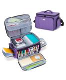LUXJA Carrying Case for Cricut Joy & Easy Press Mini - Purple | Supplies Storage Sections - Buy Online on GoSupps.com