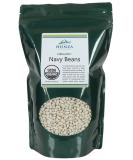 Hunza Organic Navy Beans 2 lbs - Premium Quality, Non-GMO (Pack of 1) - Buy Online on GoSupps.com
